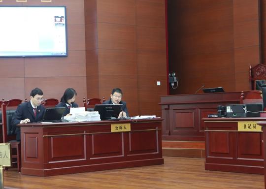 屯溪区检察院提起公诉的一起恶势力犯罪集团案件开庭