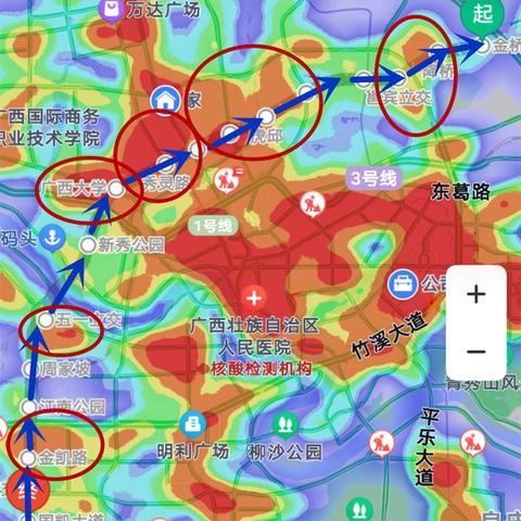 南宁地铁4号线全程站名？