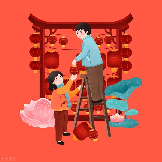 2022正月十二祝福语，虎年吉祥拜年短句文案配图，大年十二问候语