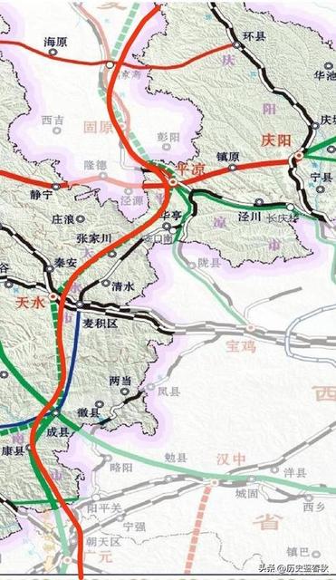 中卫、天水、平凉、汉中铁路发展迅猛，宝鸡枢纽地位面临挑战