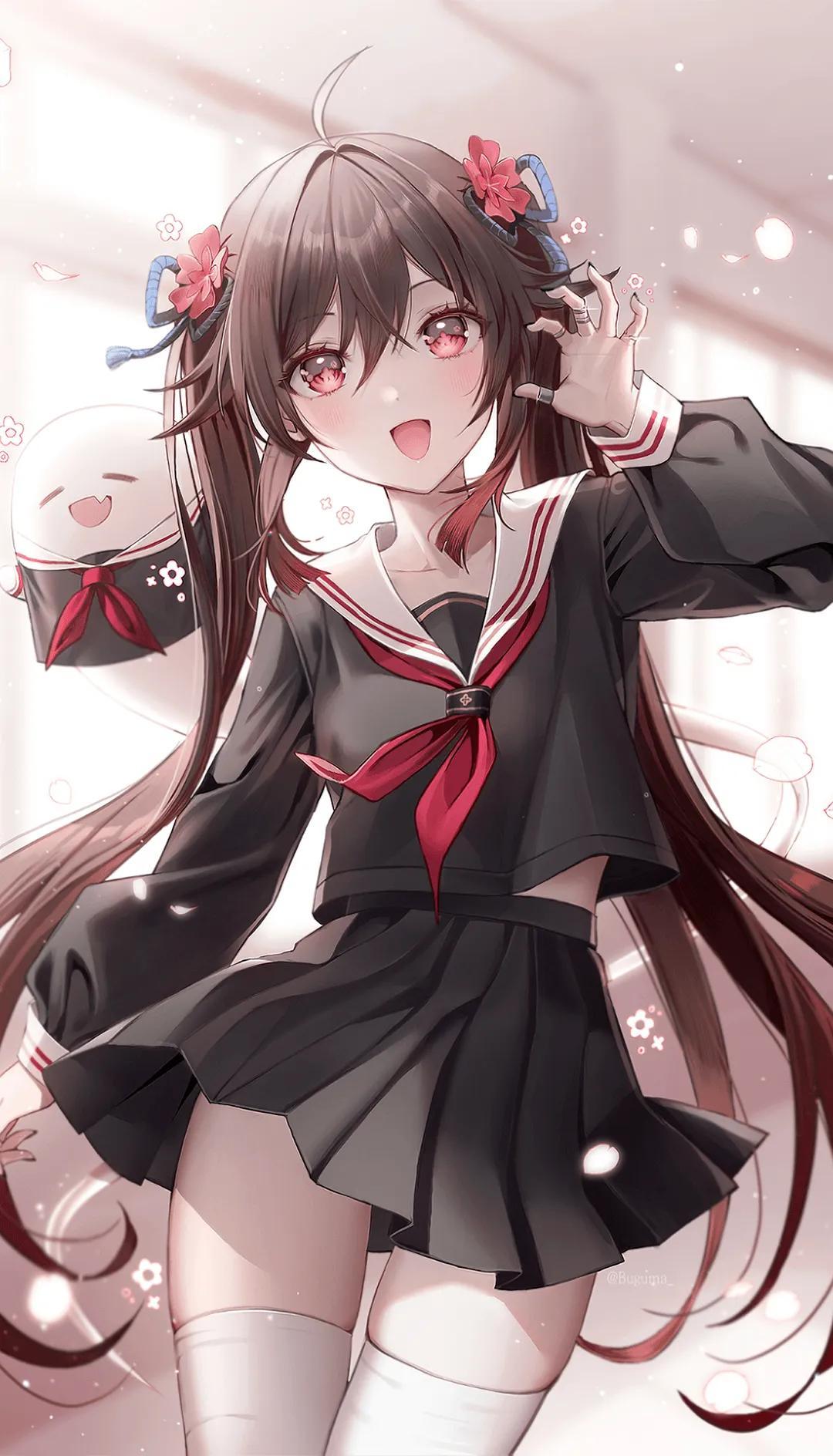 原神胡桃简笔画怎么画（原神胡桃一命和0命区别）