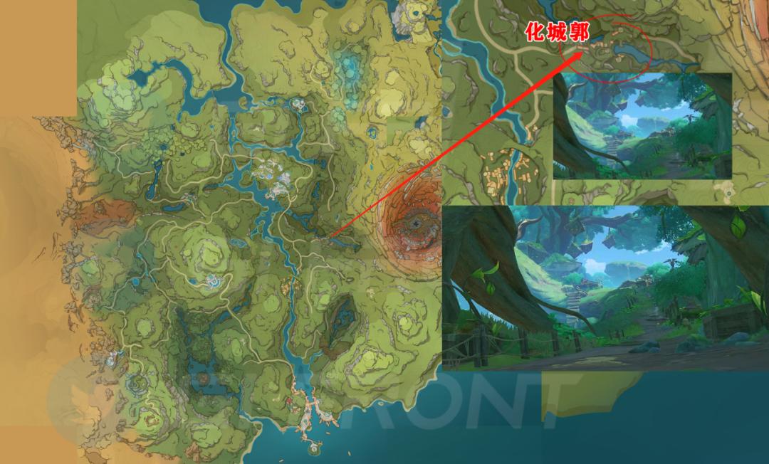 怎么搜原神地图名称（原神前往鸣海栖洞天找不到入口）