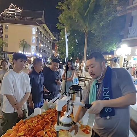 福建榨橙汁摆摊怎么样