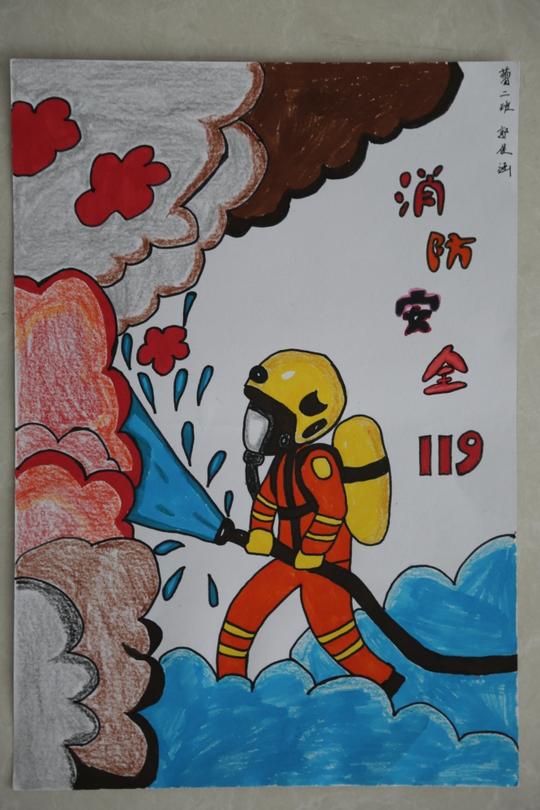 【消防宣传月】“我是小小消防员”第六届儿童消防绘画大赛作品展播（三）