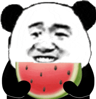 超大熊猫头表情包动图表情包