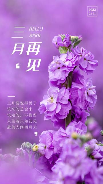 4月最后一天4月再见的经典说说大全