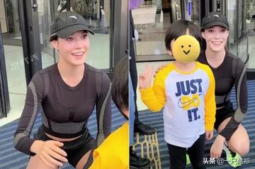 谷爱凌跑步被拦强行合影图片