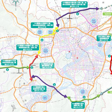杭州总共有几条地路？