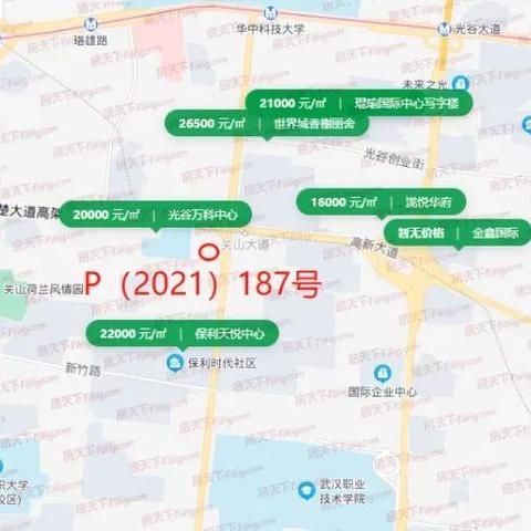 武汉光谷步行街附近的雄楚大道属于三环内？
