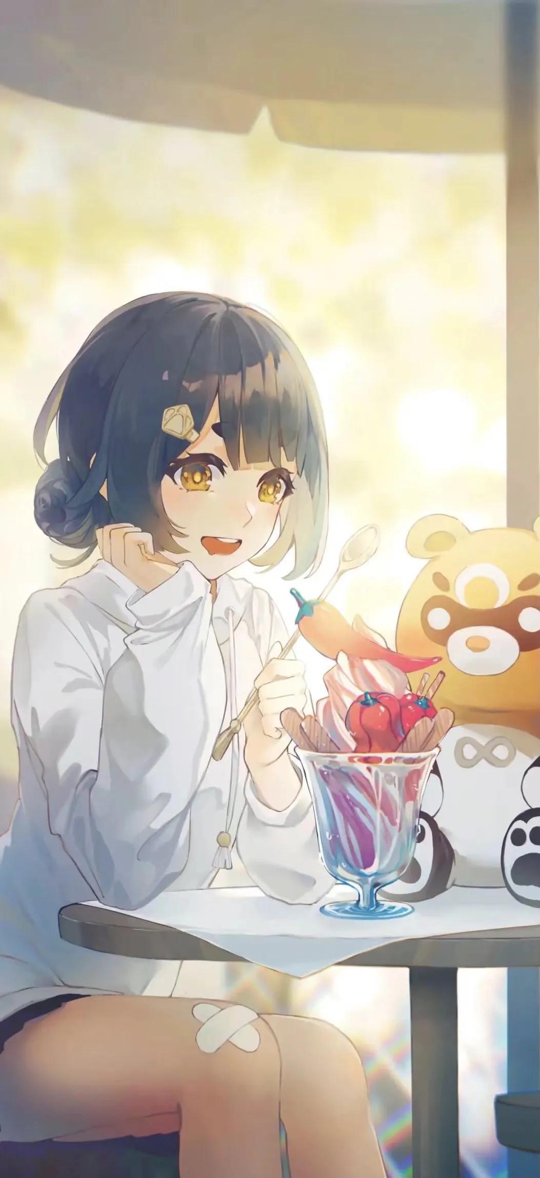 原神香菱和锅巴怎么画(原神香菱天赋怎么点)