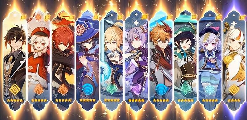 原神角色是怎么设计的（原神怎么看人物立绘）