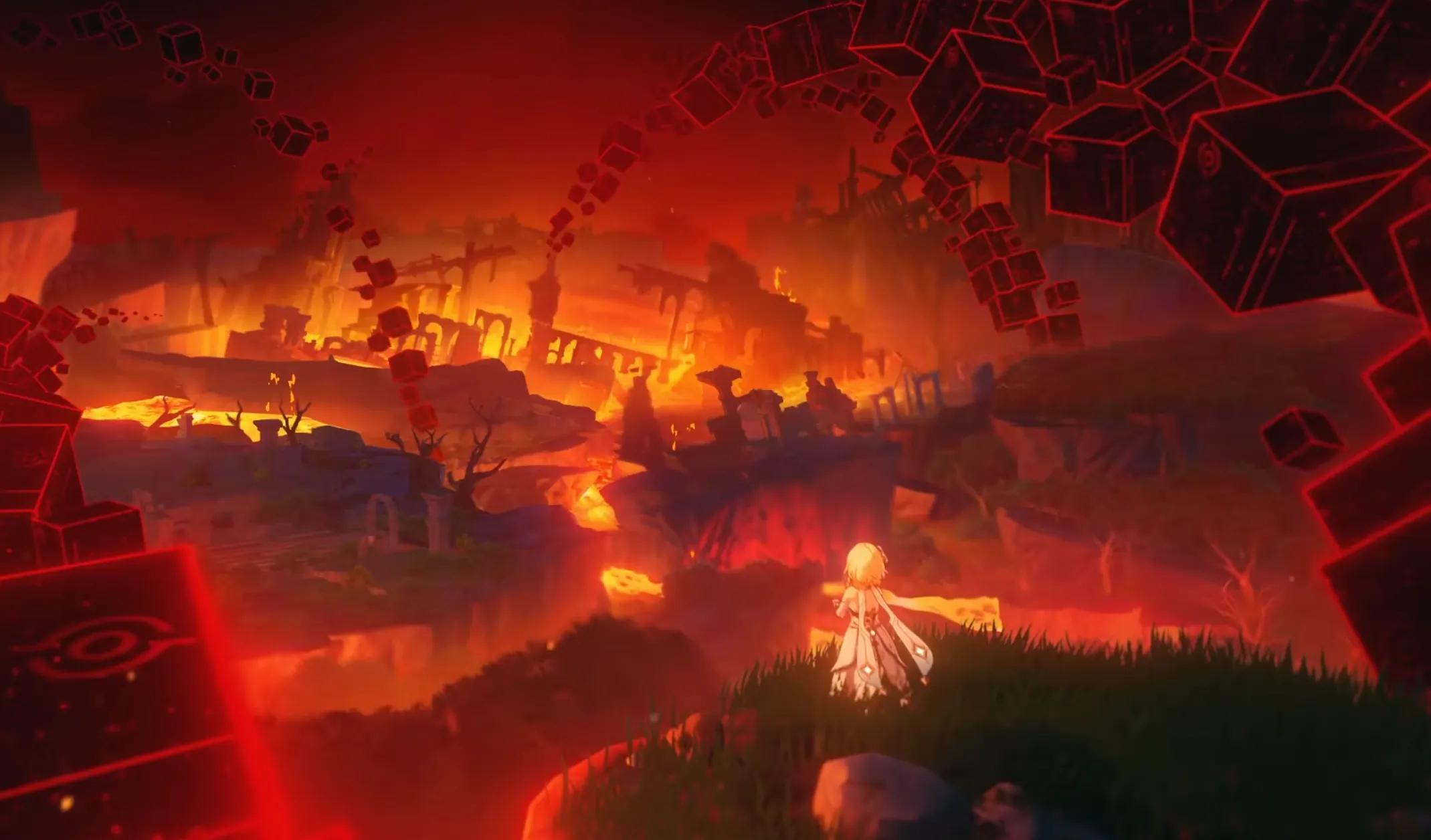 原神的尘世锁怎么画（原神拆散男主和女主的是哪个神）