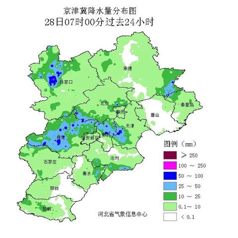 保定市实时降雨量多少