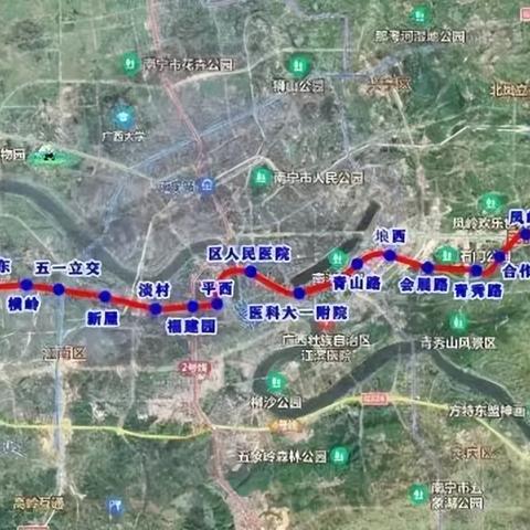 南宁市的地铁怎么乘坐