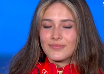 谷爱凌又做鬼脸了比赛现场图片