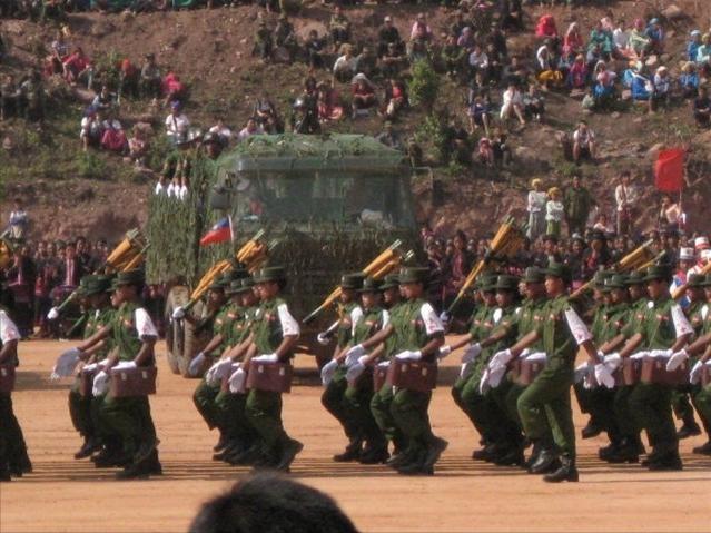 缅甸媒体公布拆除电诈园区画面