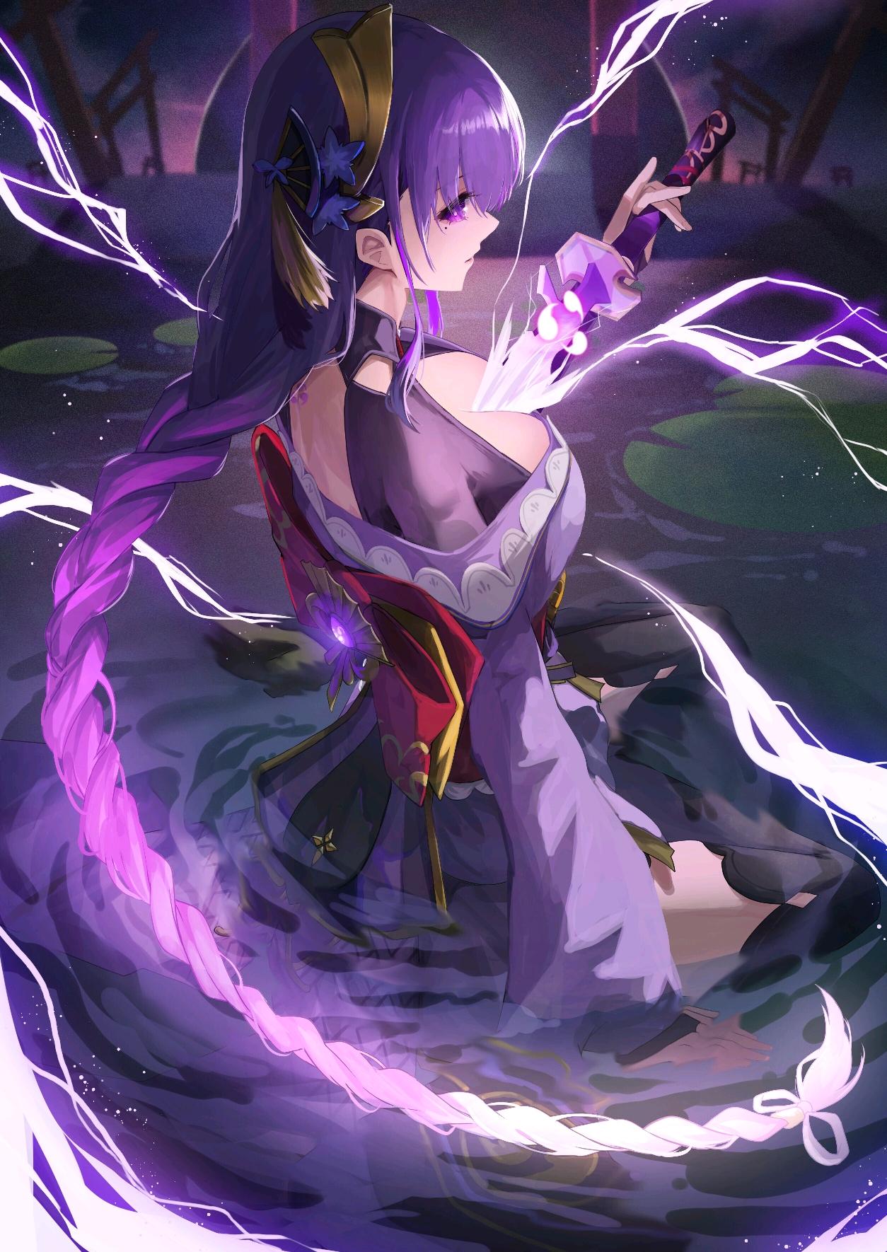 原神里雷电将军怎么充电（原神贯月矢给谁）