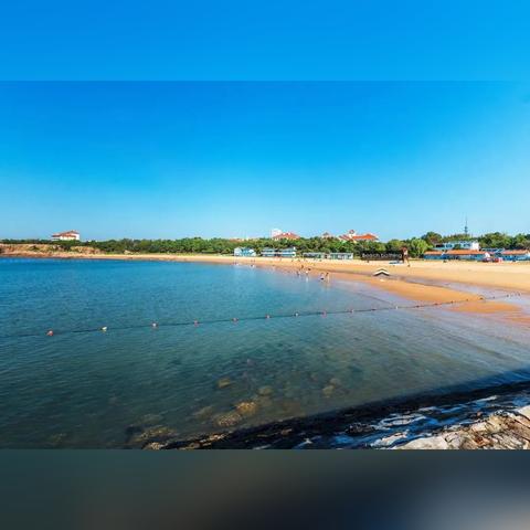 青岛市北区能看海的酒店？