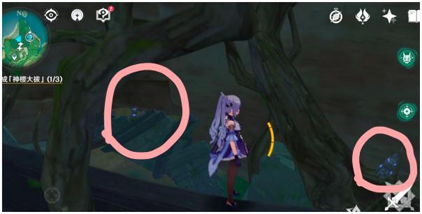 原神怎么找npc拿镇物（神樱大祓镇物结界位置）