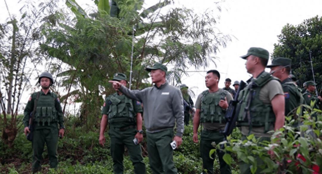 缅甸媒体公布拆除电诈园区画面