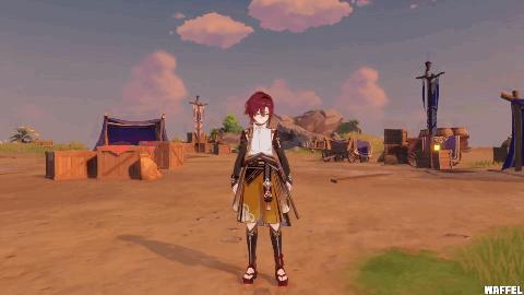 原神角色怎么做出闲置动作（原神人物卡住了怎么办）