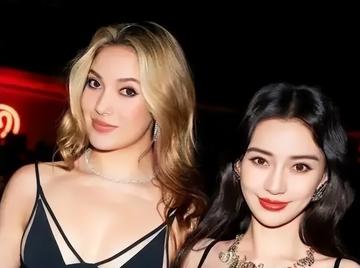 谷爱凌与杨颖同框合照图片