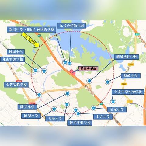 广州市越秀区有多少初中