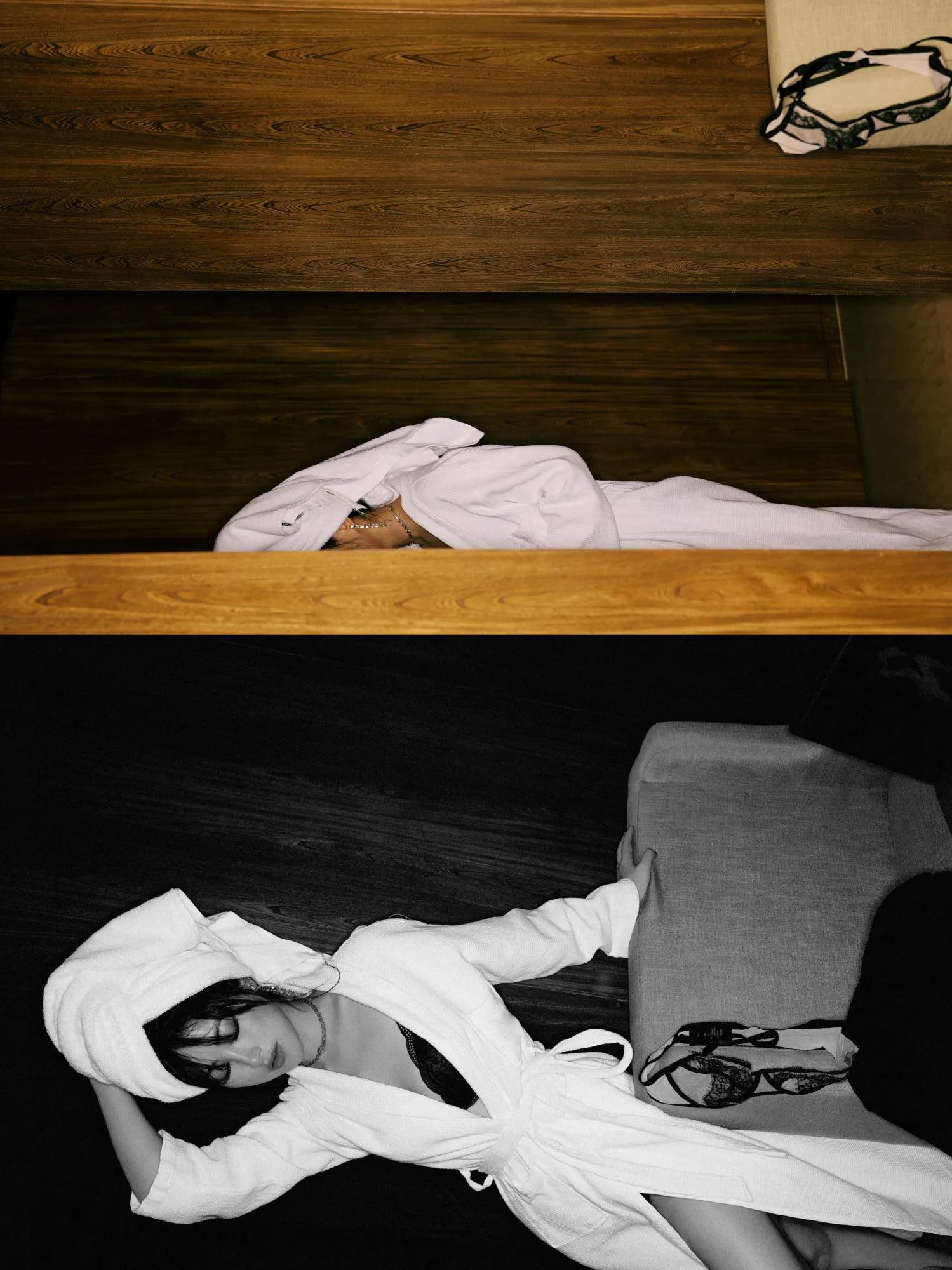  朱珠蝎子式跪姿