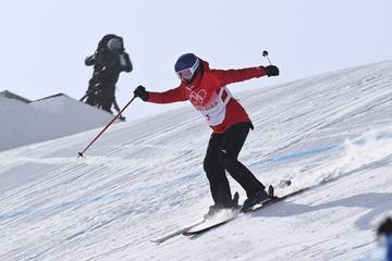 谷爱凌失误后表情好可爱图片