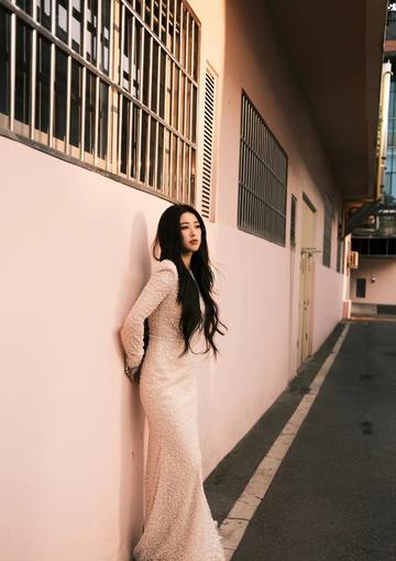 朱珠最惊艳的三张全身照片