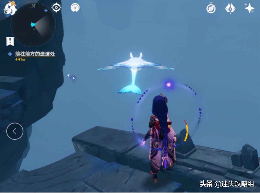 原神怎么爬上船取得碎片（原神前往轻策庄的最高处寻找碎片）