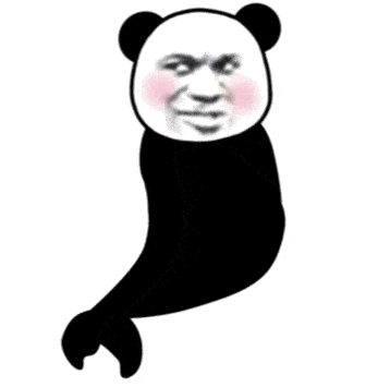 超大熊猫头表情包动图表情包