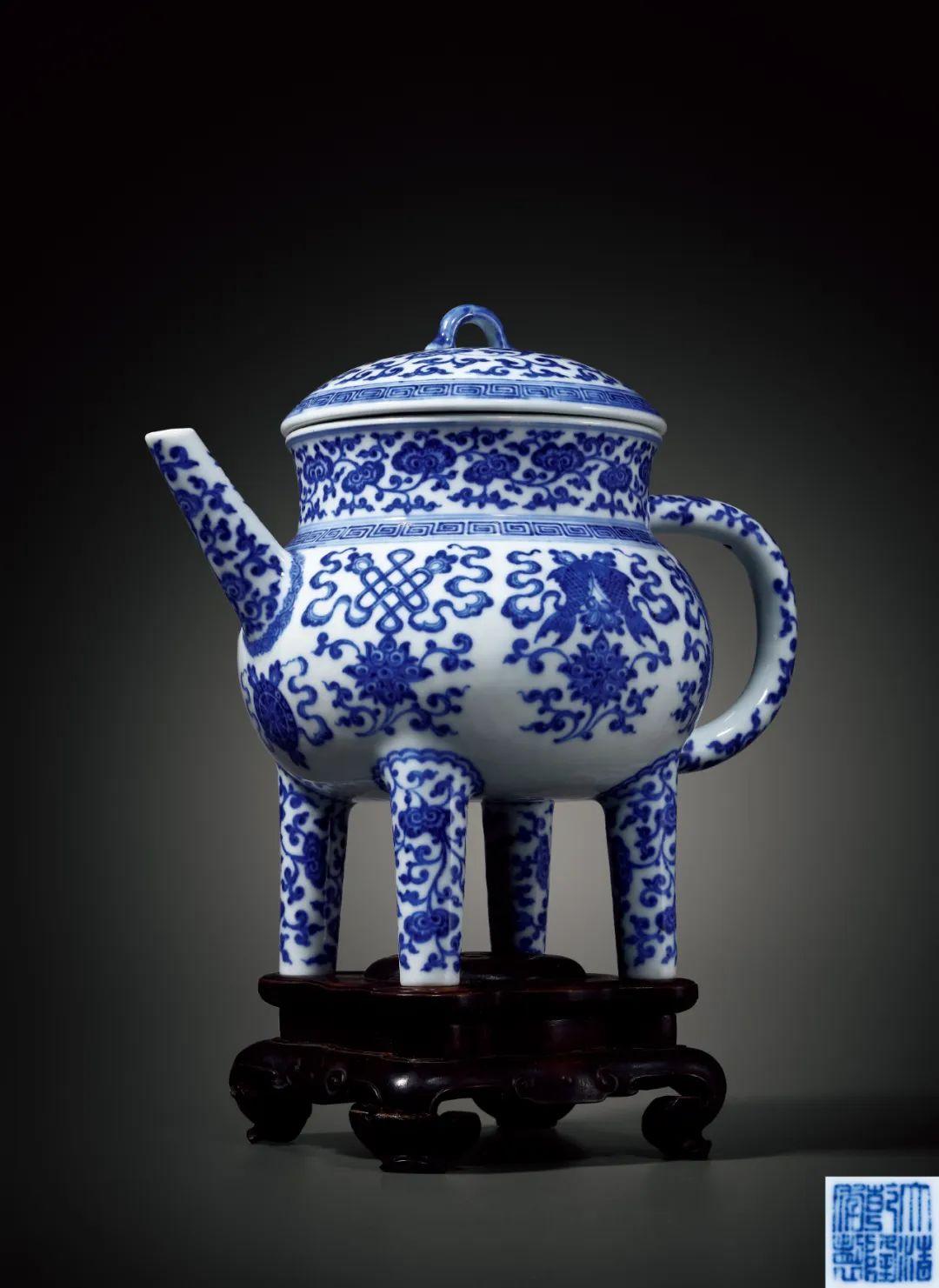 康熙御制瓷器(青花瓷福禄寿康熙年制茶杯73)