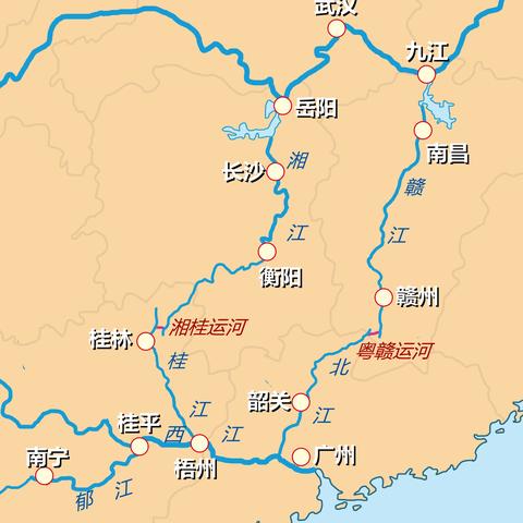 湖南靠广西最近的城市有哪些？