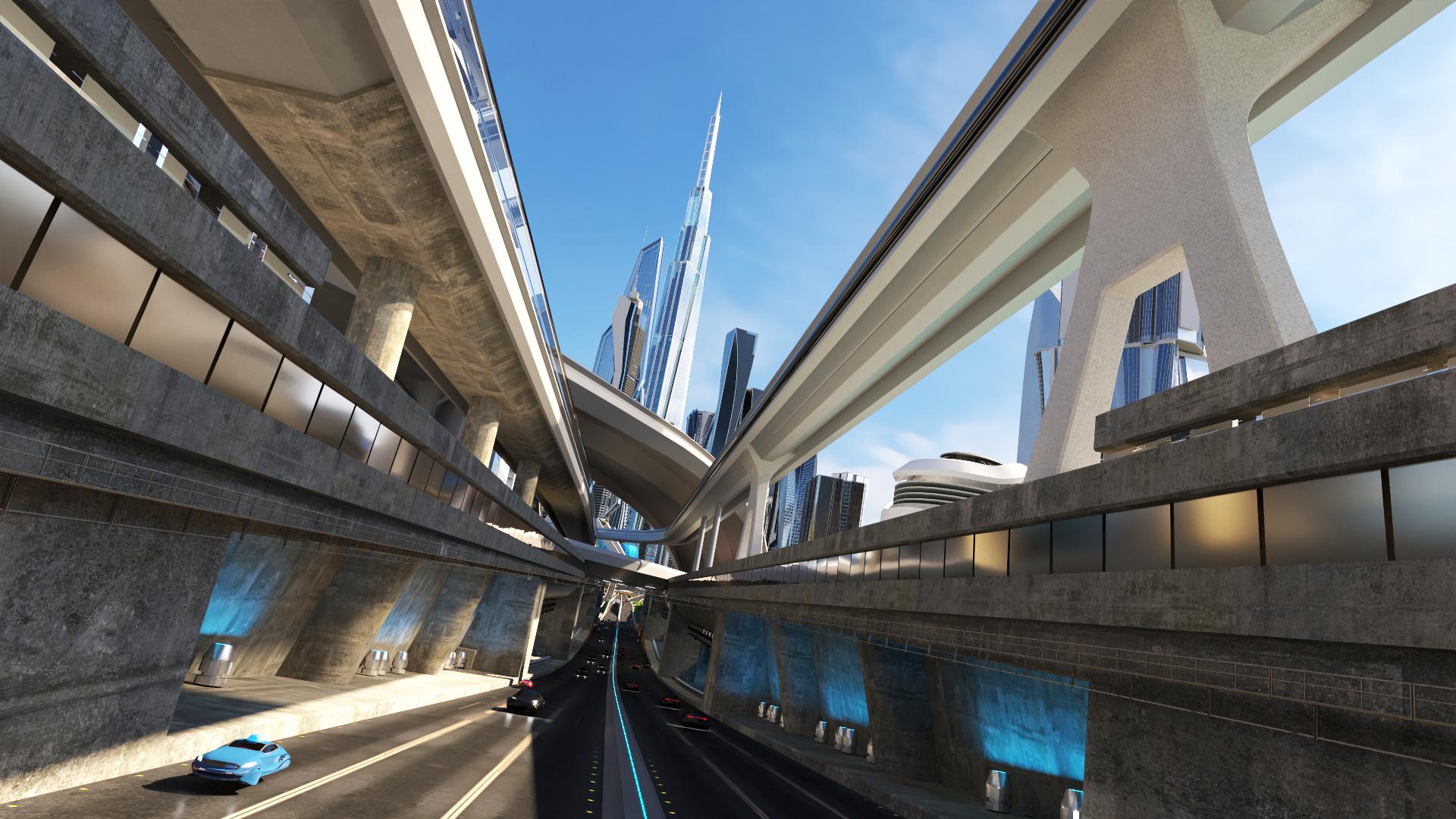 则不只是用"黑科技"就可以形容的,完全就是科技感十足的后现代建筑,快