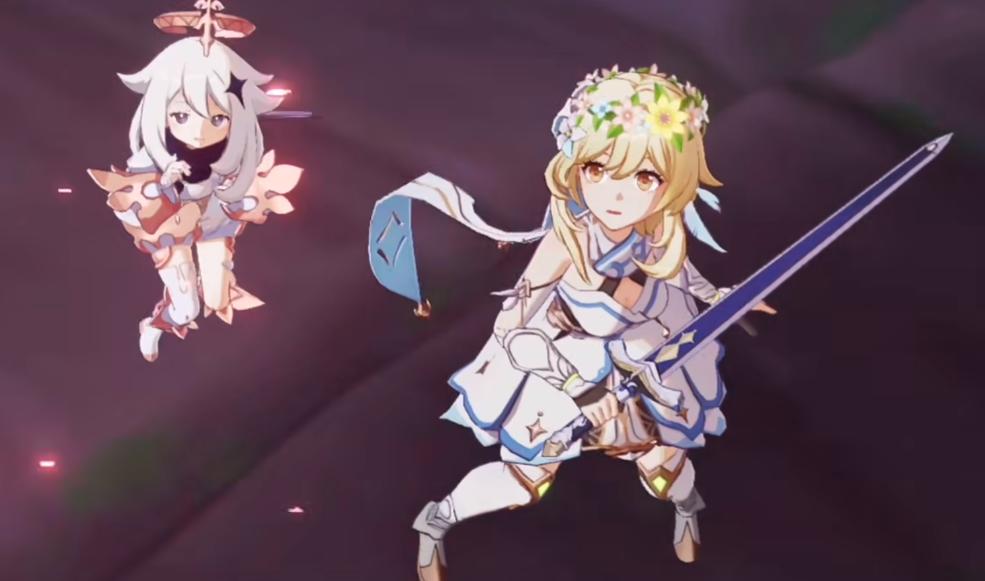 原神紫色文字怎么交互（原神怎么激活3个机关）