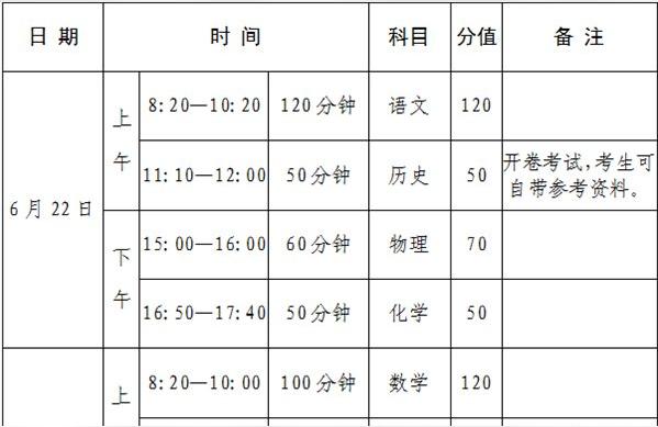 河南省中招考试时间20222022年河南中考和2021年一样吗