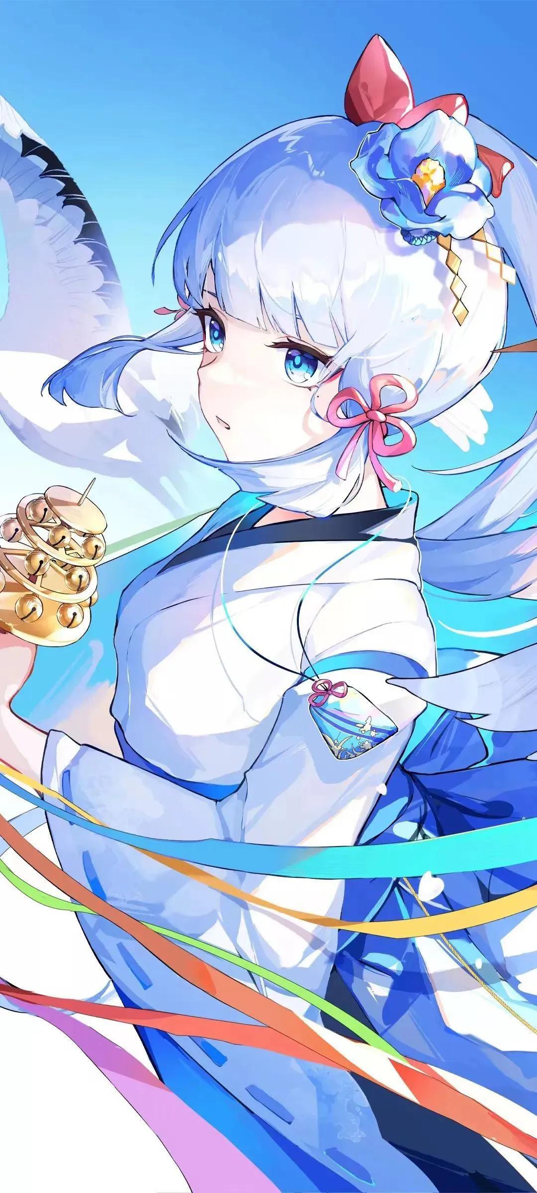 原神绫华眼睛怎么画（原神神里绫华传说任务送的礼物）