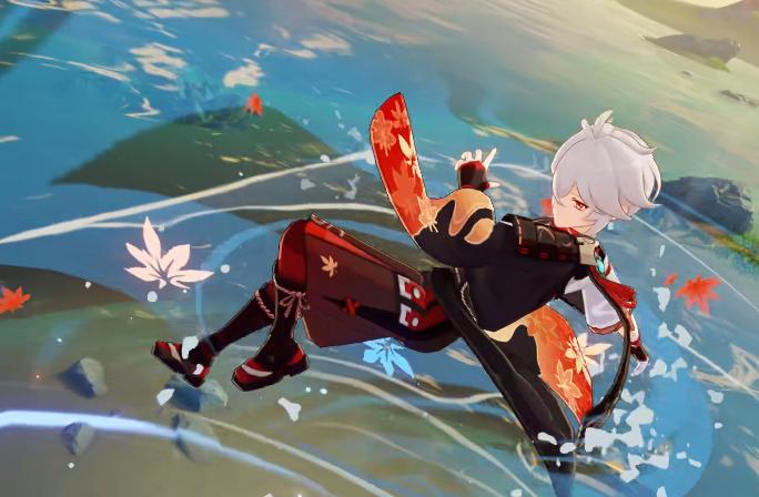 原神怎么卡双元素万叶(原神万叶本命武器)