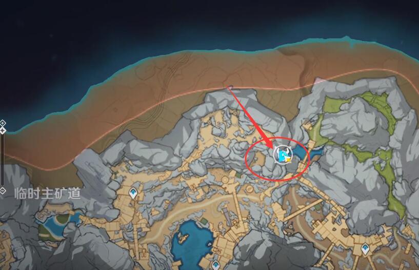 原神怎么离开临时主矿道（地下水泽钓鱼点流明晶石位置）