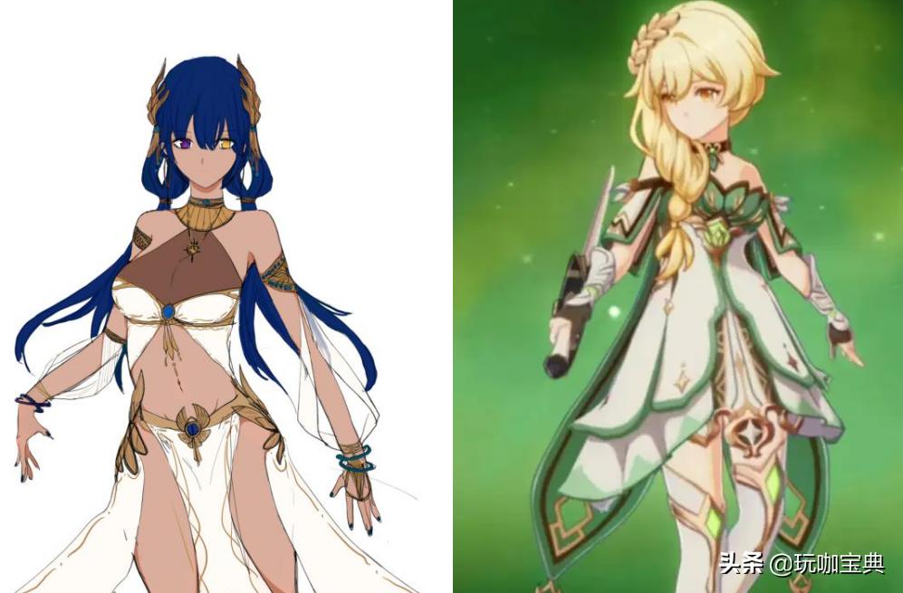 国外怎么看原神服装改动（绿头发戴围巾原神是谁）