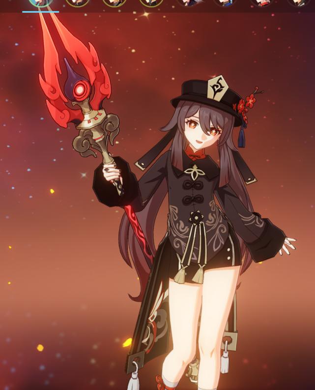 抖音原神胡桃摇怎么画（原神胡桃的爸爸是谁）