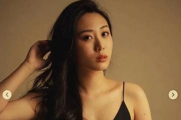  朱珠胸罩性感内衣代言照片