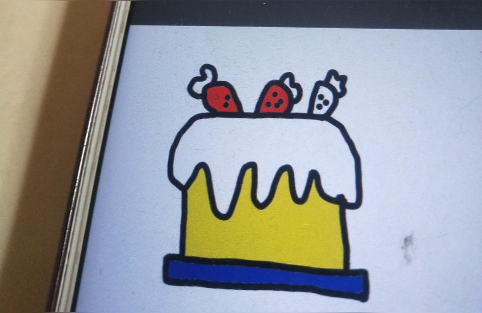 畫蛋糕短視頻教程全集生日蛋糕簡筆畫彩色兒童畫 運營百科