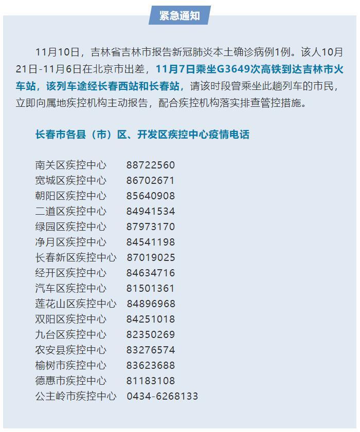 吉林新增本土病例4例
 /吉林新增本土病例4例是哪里的