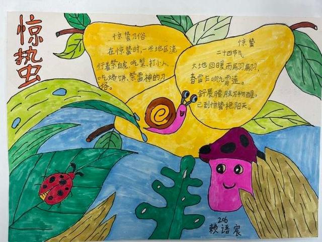 惊蛰节气手抄报图片大全