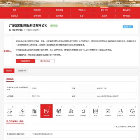 广东佛山市失信人员的长尾关键词有什么