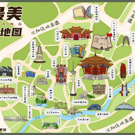 辽宁省沈阳市旅游景点在哪个区