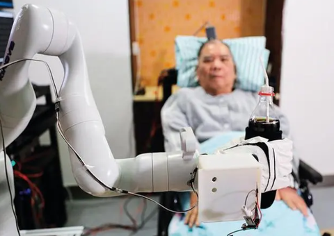 脑机接口技术示意图