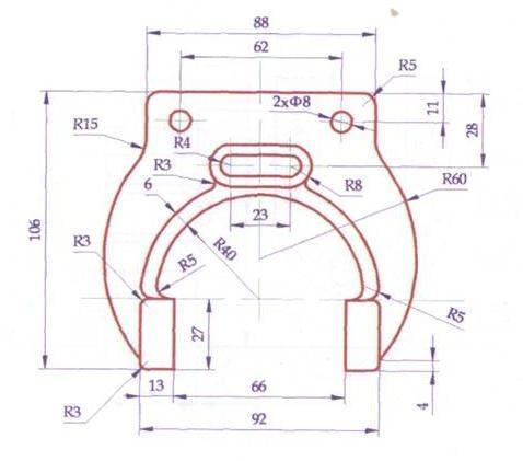 CAD坐标系统示意图